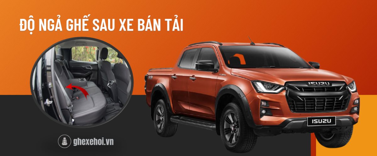 độ ngả ghế sau xe bán tải - isuzu dmax