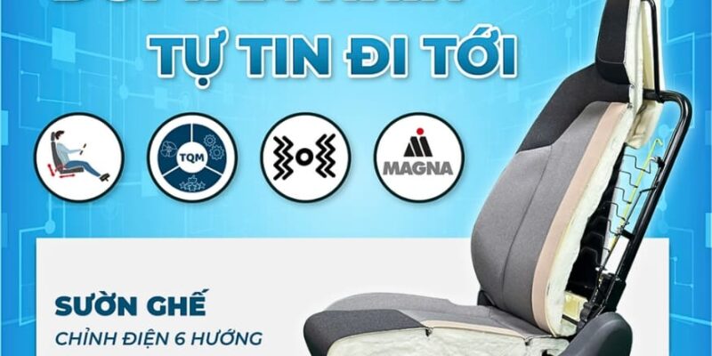 Độ Ghế Chỉnh Điện 6 Hướng VinFast VF3